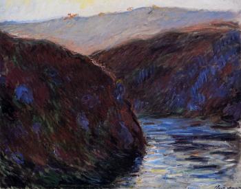 Claude Oscar Monet : Valley of the Creuse, Evening Effect